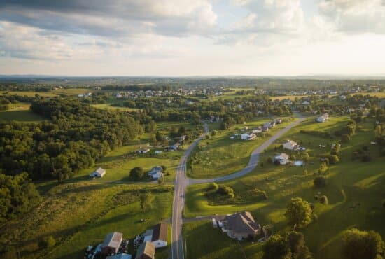 Aerial View of Lehigh County PA