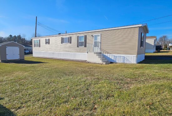 2501 Fox Road exterior manufactured home for sale Scottys Mobile home park VCM